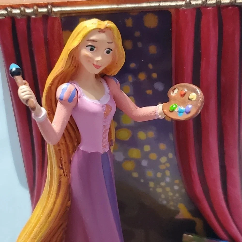 NWT Disney Parks Tangled Rapunzel & Pascal Sketchbook Christmas Ornament